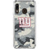 NFL New York Giants Camo Galaxy A30 Clear Case