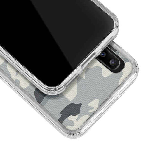 NFL New York Giants Camo Galaxy A30 Clear Case