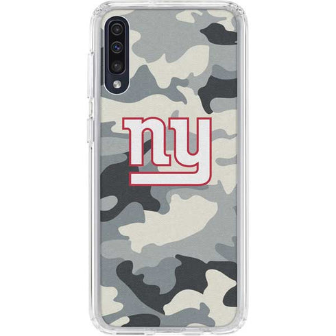 NFL New York Giants Camo Galaxy A50 Clear Case