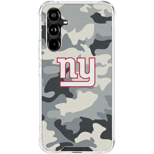 NFL New York Giants Camo Galaxy A54 5G Clear Case