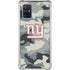 NFL New York Giants Camo Galaxy A71 5G Clear Case