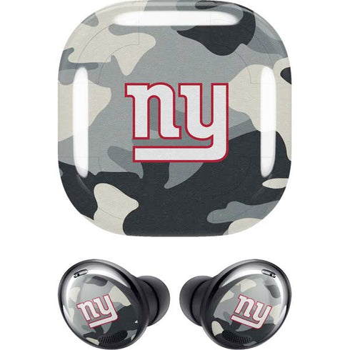 NFL New York Giants Camo Galaxy Buds Pro Skin