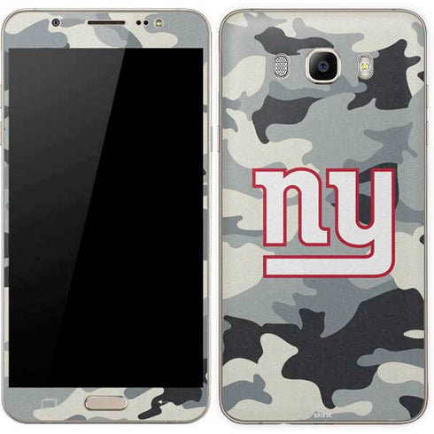 NFL New York Giants Camo Galaxy J7 Skin
