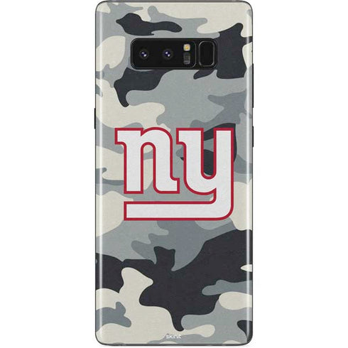 NFL New York Giants Camo Galaxy Note 8 Skin