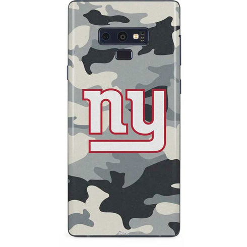 NFL New York Giants Camo Galaxy Note 9 Skin