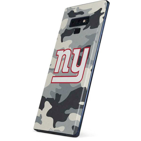 NFL New York Giants Camo Galaxy Note 9 Skin