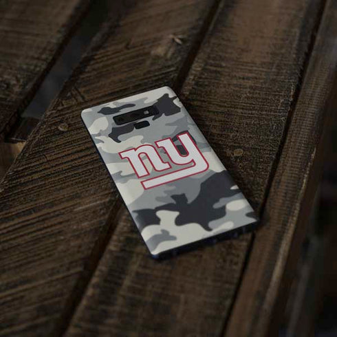 NFL New York Giants Camo Galaxy Note 9 Skin
