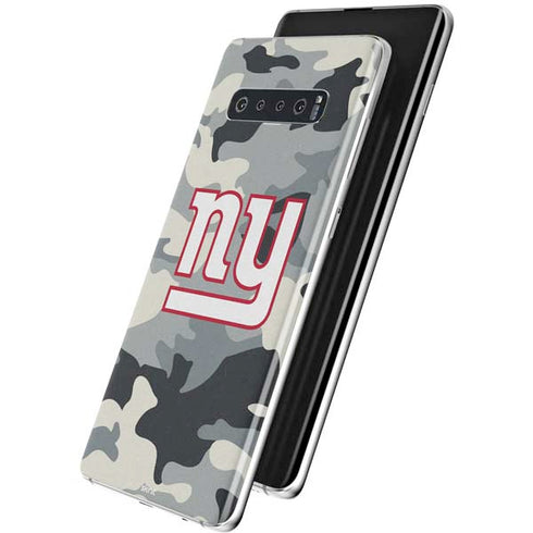 NFL New York Giants Camo Galaxy S10 Plus Skin