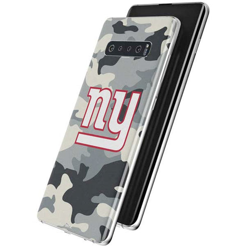 NFL New York Giants Camo Galaxy S10 Skin