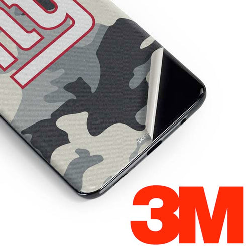 NFL New York Giants Camo Galaxy S10 Skin