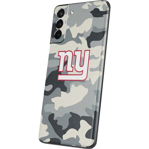 NFL New York Giants Camo Galaxy S21 5G Skin