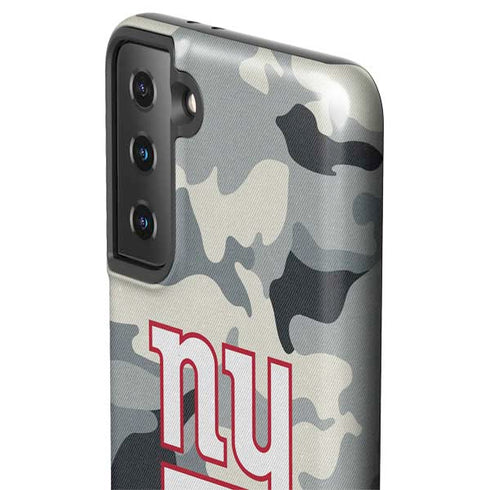 NFL New York Giants Camo Galaxy S21 FE Pro Case