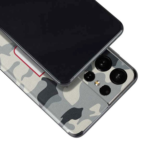 NFL New York Giants Camo Galaxy S21 Ultra 5G Skin