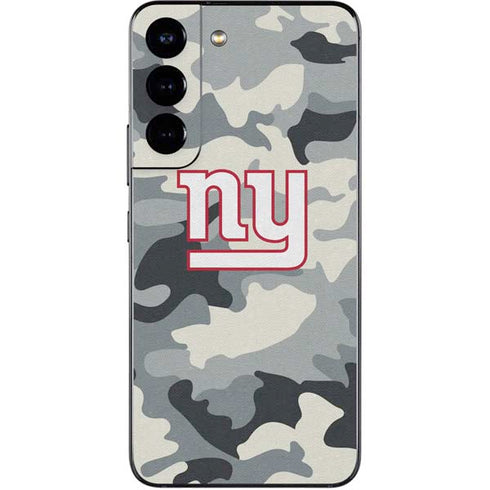 NFL New York Giants Camo Galaxy S22 Skin