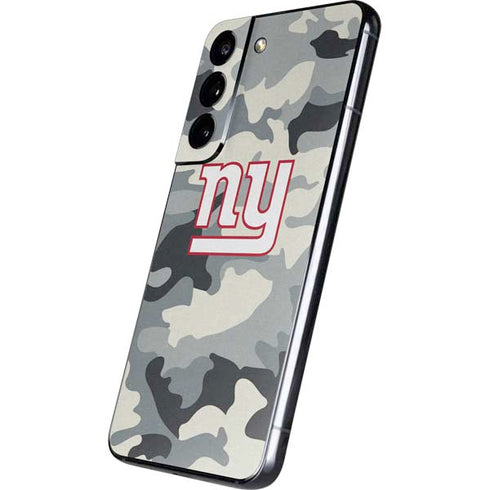 NFL New York Giants Camo Galaxy S22 Skin