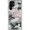 NFL New York Giants Camo Galaxy S22 Ultra Clear Case