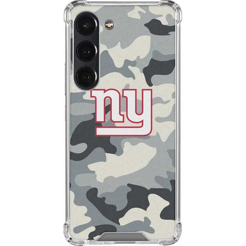 NFL New York Giants Camo Galaxy S23 Clear Case
