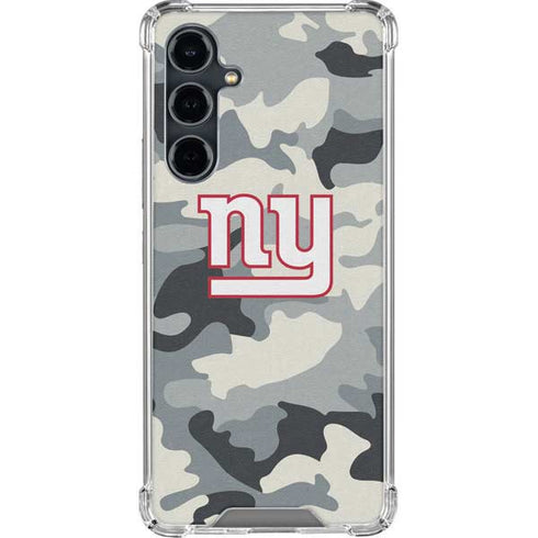 NFL New York Giants Camo Galaxy S23 FE Clear Case