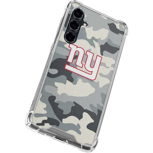 NFL New York Giants Camo Galaxy S23 FE Clear Case