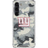 NFL New York Giants Camo Galaxy S23 Plus Clear Case