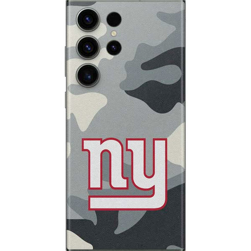NFL New York Giants Camo Galaxy S23 Ultra Skin
