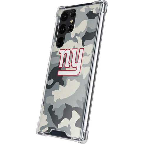 NFL New York Giants Camo Galaxy S24 Ultra Clear Case