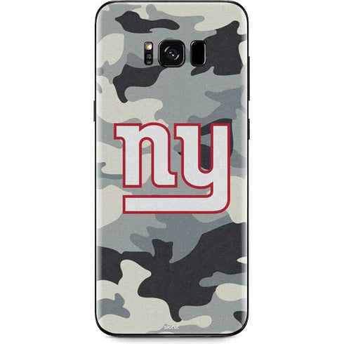 NFL New York Giants Camo Galaxy S8 Skin