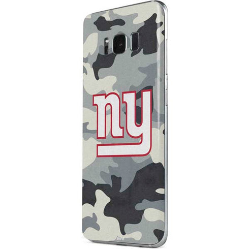 NFL New York Giants Camo Galaxy S8 Skin