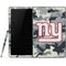 NFL New York Giants Camo Samsung Galaxy Tab Skin