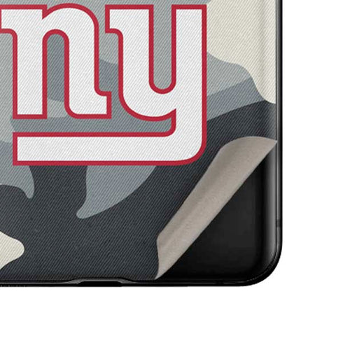 NFL New York Giants Camo Galaxy Z Flip Skin