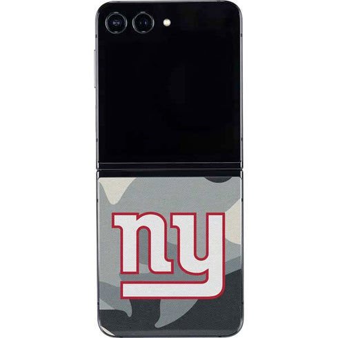 NFL New York Giants Camo Galaxy Z Flip5 5G Skin