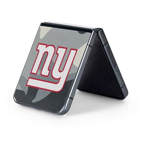 NFL New York Giants Camo Galaxy Z Flip5 5G Skin