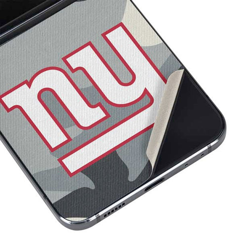NFL New York Giants Camo Galaxy Z Flip5 5G Skin