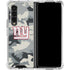 NFL New York Giants Camo Galaxy Z Fold4 5G Clear Case
