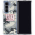 NFL New York Giants Camo Galaxy Z Fold5 5G Clear Case