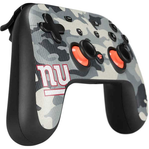 NFL New York Giants Camo Google Stadia Controller Skin