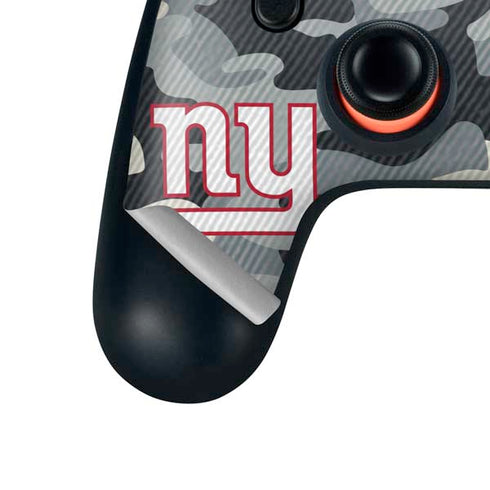 NFL New York Giants Camo Google Stadia Controller Skin