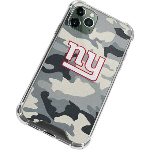 NFL New York Giants Camo iPhone 11 Pro Max Clear Case