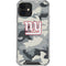 NFL New York Giants Camo iPhone 12 Clear Case
