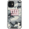 NFL New York Giants Camo iPhone 12 Mini Clear Case