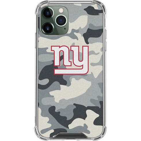 NFL New York Giants Camo iPhone 12 Pro Max Clear Case