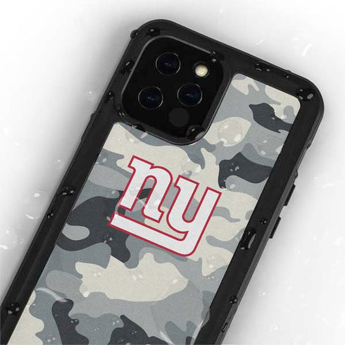NFL New York Giants Camo iPhone 12 Pro Max Waterproof Case