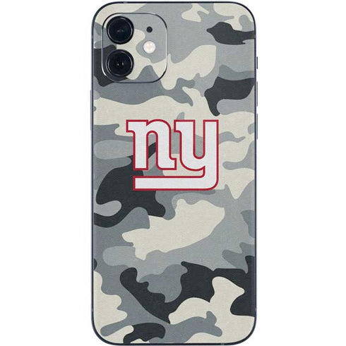 NFL New York Giants Camo iPhone 12 Skin