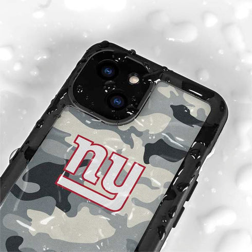 NFL New York Giants Camo iPhone 13 Mini Waterproof Case