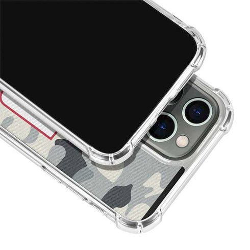 NFL New York Giants Camo iPhone 13 Pro Clear Case