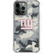 NFL New York Giants Camo iPhone 13 Pro Max Clear Case