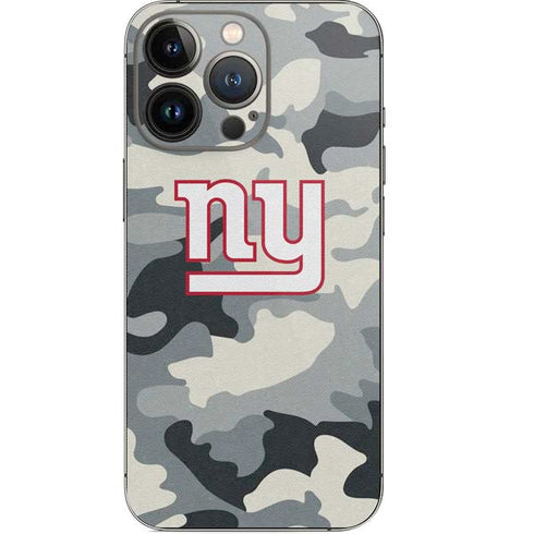 NFL New York Giants Camo iPhone 13 Pro Skin