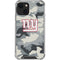 NFL New York Giants Camo iPhone 14 Clear Case