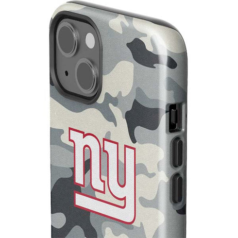 NFL New York Giants Camo iPhone 15 Plus Impact Case
