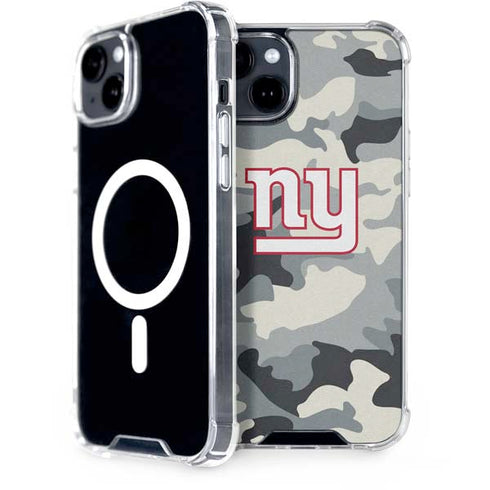 NFL New York Giants Camo iPhone 15 Plus MagSafe Case